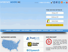 Tablet Screenshot of interstate-mover.com